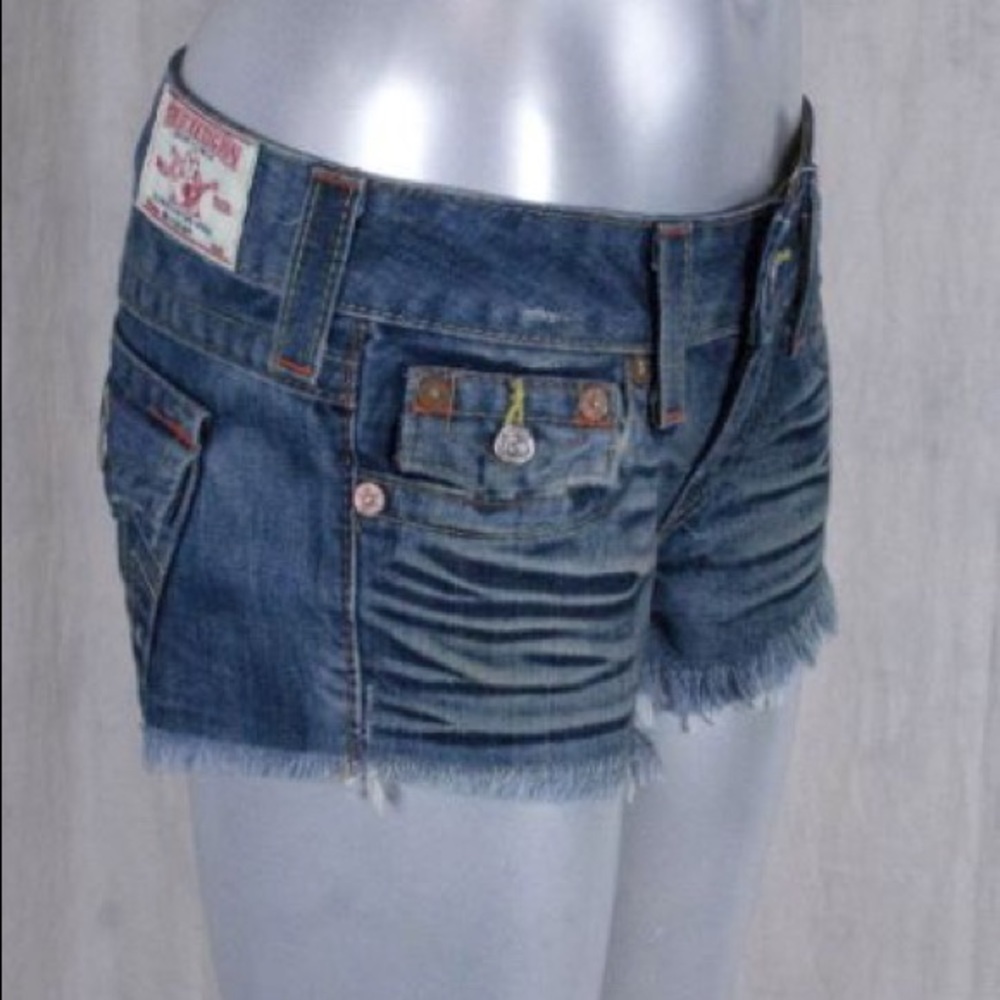 True Religion Sophie Cut-off Jean short, Sz 28